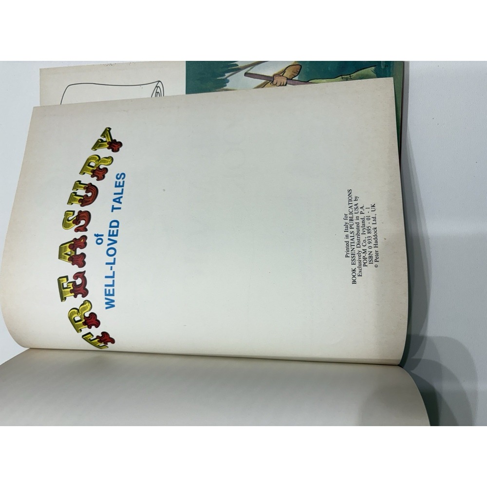 Vintage Treasury of Well-Loved Tales Oversized Book Hardcover Book - Picture 3 of 4